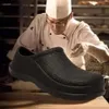 Chef Outdoor Shoes Heren Sandalen S Garden Clip Non-Slip Water-Proof Kitchen Shoe Fisherman Casual Drive Oilveilig werk Sandel Men 'niet-Lip Fiherman Caual 524 D 015B