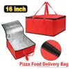 Waterdichte geïsoleerde tas koeler isolatie vouwpicknick draagbare ijspak voedsel thermische levering pizza 240509