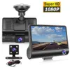 Nieuwe rijrecorder Auto DVR HD 1080P 3 Lens 170 graden achteraanzicht Parkeerbewaking Camera Automatische videobewegingsdetectie