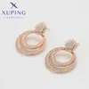 Gestüt Ohrringe Xuping Jewelry Fashion Cubic Zirkonia Gold Farbe Piering für Frauen Schulmädchen Weihnachtsfeier Geschenke x000816494