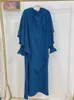 Ethnic Clothing Women Hooded Muslim Hijab Dress Eid Prayer Garment Abaya Long Khimar Full Cover Ramadan Gown Abayas Dress Islamic Clothes jilbab T240515