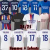 23 24 25 Benrahma Maillot de Ayak Futbol Formaları Nuamah ol 4. Fofana Tagliafico Futbol Gömlekleri 2023 2024 2025 Lyonnais Orban Traore Man Çocuk Kitleri Ekipmanları Lyon Tops