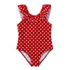 유럽 ​​스타일의 소녀 원피스 수영복 여름 워터 파크 h515-20