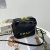 Designer Shoulder Bags For Women Satin Clutch With Chain Zipeer Gold Letter Handbags