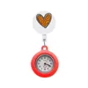 GAT TOYS Leopard Stampa tasca Clip Orologi ALligator Medical Hang Clock Watch per infermiere con bavero da clip di Sile Cucolo sospeso Nur Otvz8