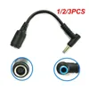 マイク1/2/3PCS 7.4mm 5.0mm女性から4.5mm 3.0mm肘7.4 4.5 HP Dell Blue Tips Power Adapter Cable Cable Connectorに適しています