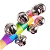 Party Decoration 18cm Wood Baby Rattle Rainbow Rattles With Bell Toys Orff Instruments Utbildning Toy Drop Delivery Home Garden Fes Dhkep