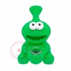 Colorful Frog Silicone Bong Pipes Kit Detachable Hookah Waterpipe Bubbler Glass Filter Nineholes Bowl Portable Herb Tobacco Cigarette Holder Smoking Handpipes