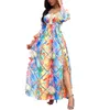 Designer zomerjurk damesontwerper kleding rok polyester enkel lengte herfst een lijn conventionele mouw lange mouw 3xl jurken vestidos vestido feestdress