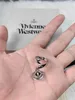 Designer Westwoods Planeta de abertura de ondas geométricas Saturn Pingente anel feminino no estilo instagram design de crowds indicador de dedo unha