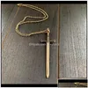 Hangende kettingen kettingen hangers druppel levering 2021 zwaard ketting Highlander bronzen hanger charme katana messing fantasy sieraden ex dho3x