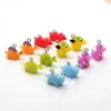 Charms 10/12pcs Miniature Mini Dinosaur Resin Colorful Kawaii Cartoon Animal Pendant Diy Crafts For Earring Jewelry Make