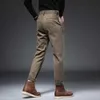 Pantalon masculin d'automne pantalon de costume peigné d'hiver masculin