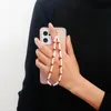 Cadenas telefónicas de perlas de moda para mujeres correas para teléfonos celulares con cuentas de cereza Teléfono Lanyard Phonecase Charms Accesorios de bolsas de llavero