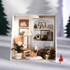 Architecture/DIY House Baby House Mini DIY Kit for Making Room Toys Home Bedroom Decoration with Furniture Wooden Crafts 3D Puzzle Girls Birthday