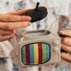 Creative rétro 3D Télévision en céramique Tasses à café TV Forme de bière de lait avec une tasse de ménage à la maison