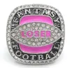 Fantasy Football Football Ship Trophy Ring Nagroda Ostatnie miejsce dla ligi Rozmiar 9 11 13208M5175132