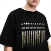 Męskie koszulki męskie płaskie wydrukowane koszulka odzież swobodny 100% bawełniany zespół rockowy dziewięć kawałek top Q240514