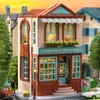 Architecture / bricolage maison Doll House Kit dessert Shop Mini Assemblage Modèle Modèle DIY FILLE 3D PUBLIPLE GIRLE PRINCESS TOUEL