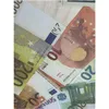 Altre forniture per feste festive Copia denaro effettivo 12 dimensioni 3pack falsa banconota 5 10 20 50 100 200 dollari US Euro Realistic T Home -Savor Dhqwx