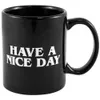 Have a Nice Day Coffeeteamilk Mug Middle Finger Funny Cup for chrismasbirthday gift 240509