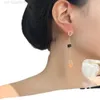 Luxury Bulgarie Earring Designer Earring for Woman Charm Earring Baojia Ceramic Road Traffic Tassel Earrings 5-6mm High Quality Freshwater Pearl Rose Gold Series