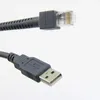 2024 2M USB till RJ48 RJ50 Scanner Data Cable för LS1203 LS2208 LS4208 LS3008 CBAU01-S07ZAR Symbol Barcode Scanner Part Cabel Drop Ship för