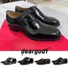 2024 Red Botts Designer Dress Shoes Men Sneakers Redbottoms Loafers Black Red Spike Patent Leather Slip On Wedding Flats Tripler Plate-Forme Trainers