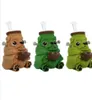 Colorful Silicone FrankenPug Water Pipe With Nine holes Glass Bowl Unbreakable bongs Hookah Waterpipe Bubbler Oil Rigs