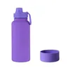 2024 new insulated cups stainless steel 650ml 1000ml 1200ml water bottle with handle sports portable big capacity mug tumblers straw trend popular 26 4sy