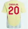 24 Spains Euro Soccer Jerseys Pedri Gavi Lamine Yamal Morata Carvajal Olmo Asensio Ferran Rodrigo Cucurella24 25 Spanish Men Kid Kit Football Shirt Fan Player