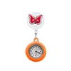 Pocket Watch -kedja Fluorescerande fjäril 6 Clip Watches Nurse Glow Pointer in the Dark Driveble Digital FOB Clock Gift Arabic Numer OTPS4