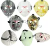 Máscaras de máscaras de rosto completo de 6 estilo Jason Cosplay Skull Mask Jason vs sexta