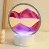 Table Lamps LED Modern Creative Quicksand Painting Luminous 3D Desktop Three-dimensional Decompression Hourglass Painting LivingRoom lamp