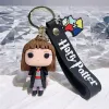 Cute Anime Keychain Charm Key Ring Fob Pendant Lovely American Girl Magical Doll Couple Students Personalized Creative Valentine's Day Gift A8 UPS