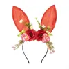 Hair Clips Floral Garlands Wreath Flower Headbands Women Ears For Stall Market