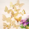 FooNaa Paper Hollow 3D Stickers Butterfly 24pcs 2 Set FA039 240429