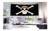 Shaboo Prints Luffy One Piece Jolly Roger Pirate Flags Banners 3 x 5ft met vier messing doorvoertalen1380867