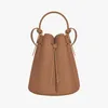 المصمم Polen Le Simple Fashion Bucket Crossbody Women Women Leather Leather