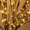 Table Lamps 73cm 20 Bulbs LED Willow Branch Lamp Artificial Branch Willow Twig Vase Lights Battery Powered for Wedding Party Fairy DIY Decor