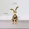 Rabbit Creative Internet Celebrity Cartoon Sitting Posture, Long Eared Rabbit Ornaments, Light Living Room, TV Wine Cabinet, Foyer Decoration