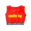 Kamizel Hip Hop Girls Tank Top Bieliza Dziecięce bawełniane plon top street taniec młodzieżowy czołg top dzieci scena camissol jazz street odzież 240502