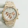 N01 Men's helautomatisk mekanisk klocka 41 mm All rostfritt stål glidkedja Simning Watch Sapphire Luminous Watch