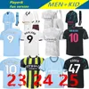 23 24 25 Haaland Man Citys Jerseys de futebol 2023 2024 2025 fãs de jogadores Greallish Foden Sterling Football Shirt de Bruyne Gesus Bernardo Mahrez Maillot Foot Men Kits Kits Kits Kits