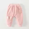 Thick plush autumn/winter baby fart clothing children's thickened girls big PP winter boys cotton pants