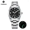 Нарученные часы Terami Classic Min Dial 36 мм мужчины Автоматические механические часы HN35 Sapphire Crystal 200 метров.