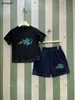 Top baby tracksuits Summer boys set kids designer clothes Size 100-160 CM Photo print design Short sleeved T-shirt and shorts 24April