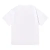 Designer Luxe Chaopai Classic Small Trendy Minimalistisch Gedrukt dubbel garen Pure katoen losse casual T-shirt met korte mouwen voor mannen en vrouwen en dezelfde stijl