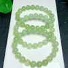 Link armbanden Natuurlijke Hsiuyen Jade Bracelet Fashion Crystal Quartz Gemstone sieraden Reiki Healing Gift for Women 1pcs 9/10mm