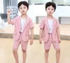 Baby Boys Summer Summer Kids Jacket Shorts 2pcs POGRATION SUIT ENFANTS ANNIVANCE ANNIVERTURES SET PERFORMANCE DE MEDIA